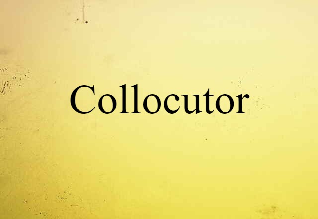 collocutor