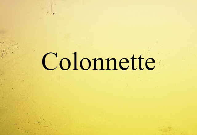 colonnette