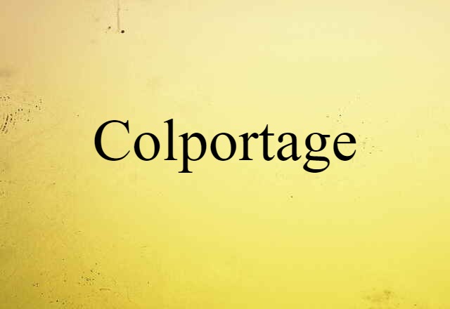 Colportage (noun) Definition, Meaning & Examples