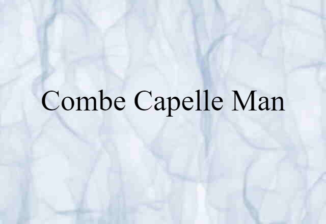 Combe Capelle man