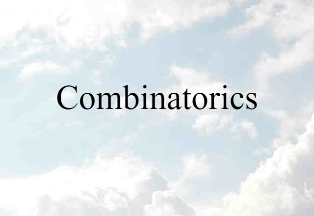 combinatorics