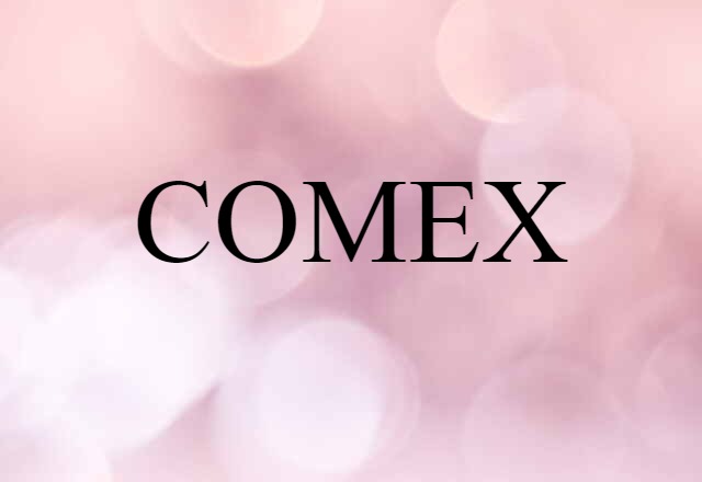 COMEX (noun) Definition, Meaning & Examples