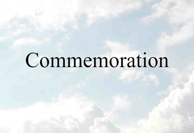 commemoration