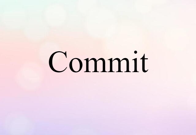 commit