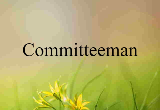 committeeman