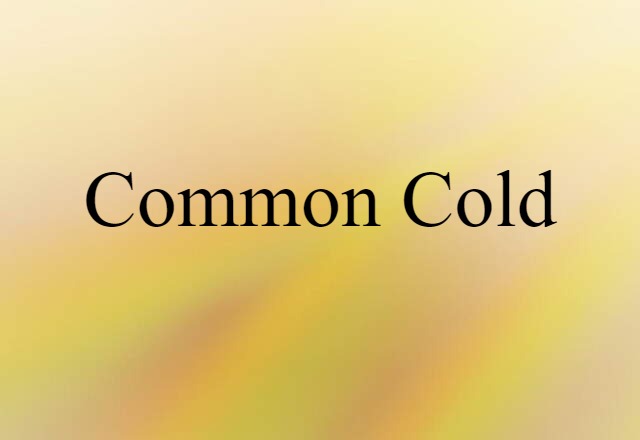 common cold