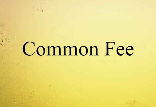 common fee