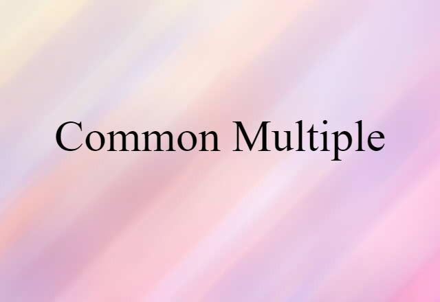 common multiple