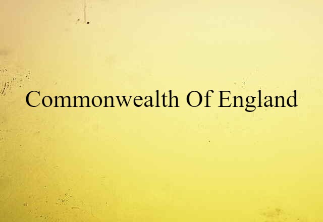 Commonwealth of England