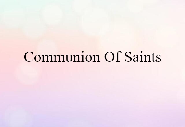 communion of saints