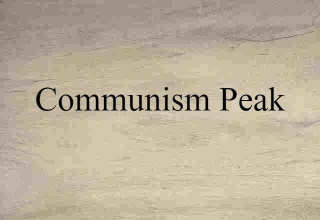 Communism Peak