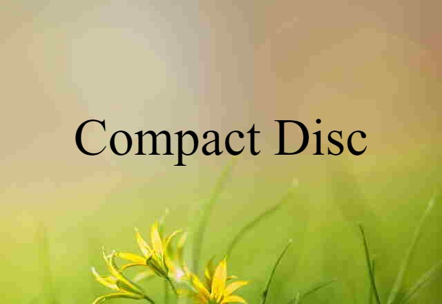 compact disc