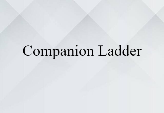 companion ladder