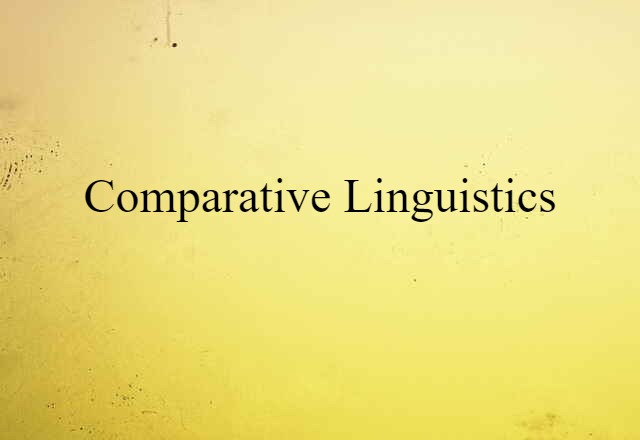 comparative linguistics