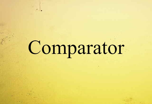 comparator