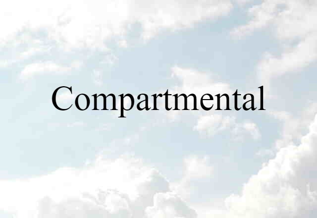 compartmental