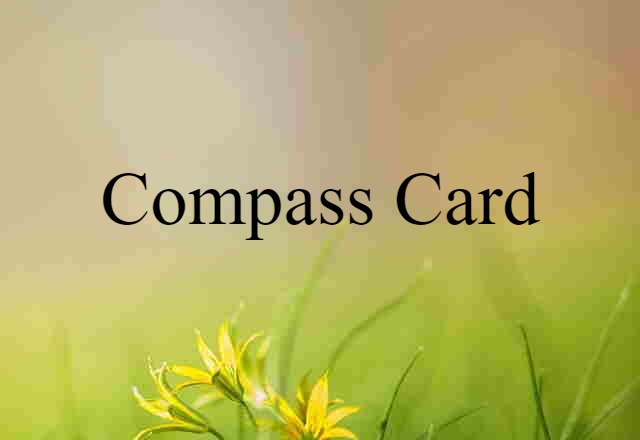 compass card