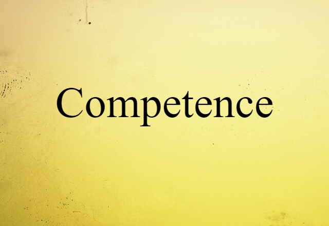 competence