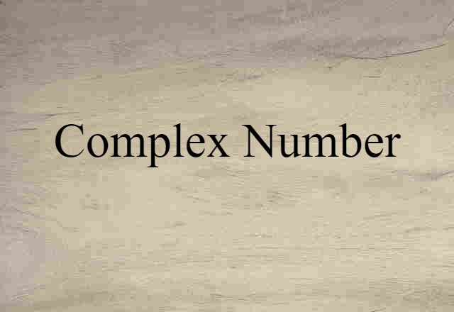 complex number