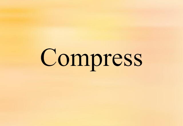 compress