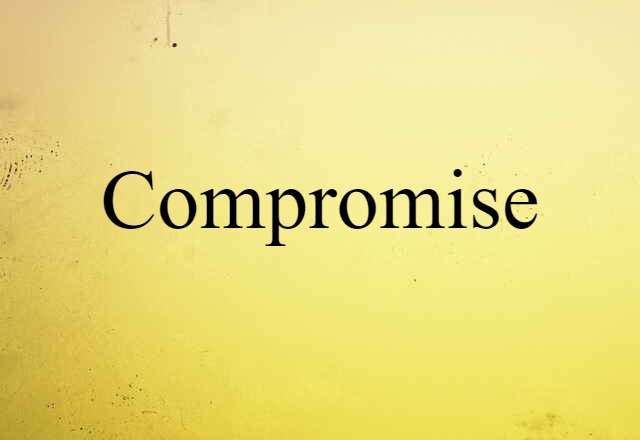 compromise