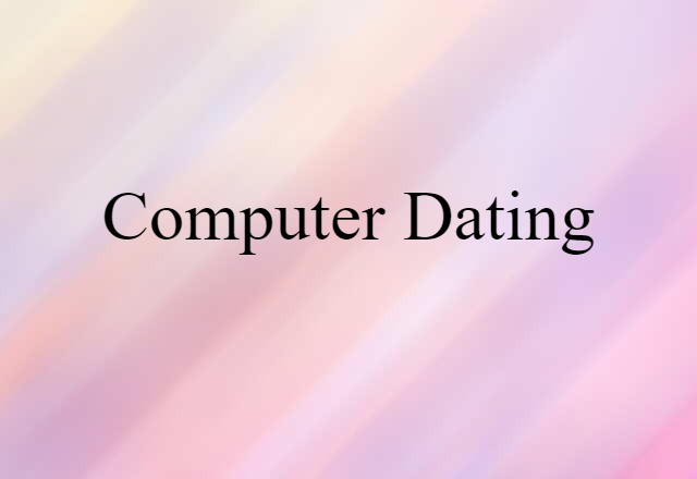 computer dating