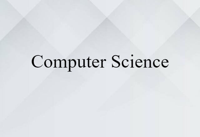 computer science