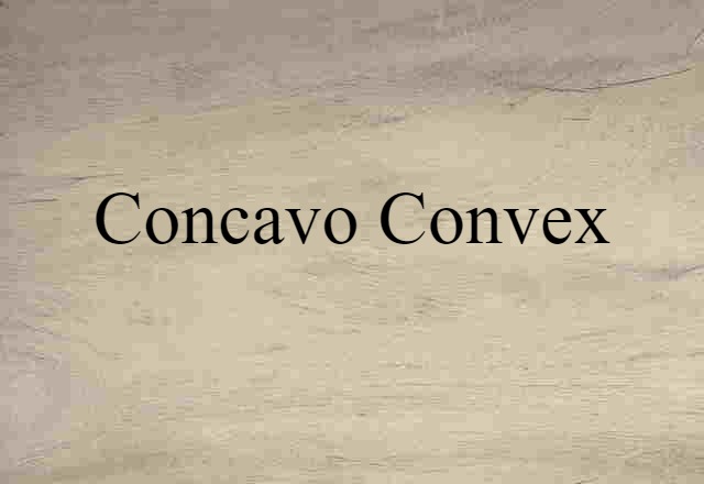 concavo-convex