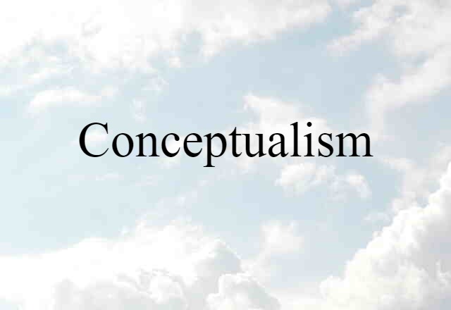 conceptualism