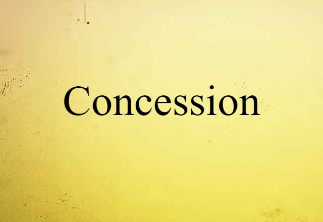 concession