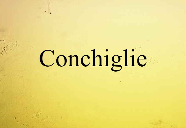 conchiglie