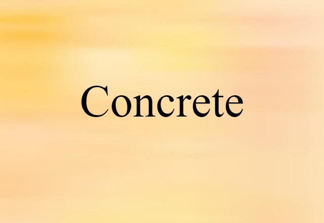 concrete