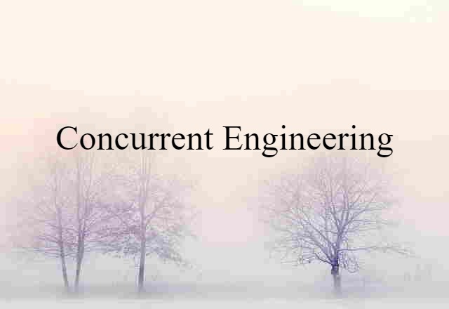 Concurrent Engineering (noun) Definition, Meaning & Examples