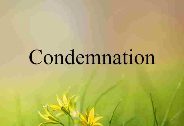 condemnation