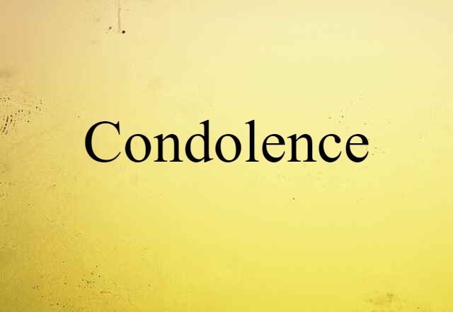 condolence