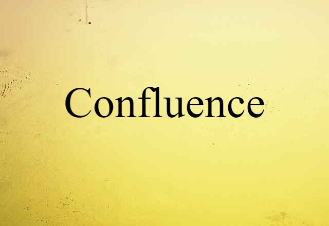 Confluence (noun) Definition, Meaning & Examples