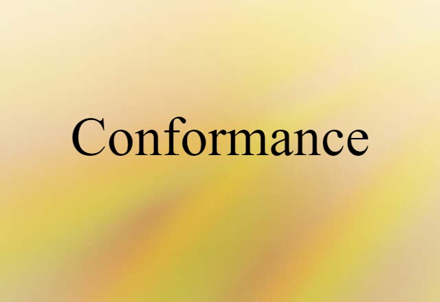 conformance