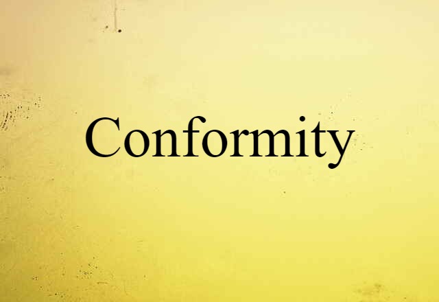 conformity