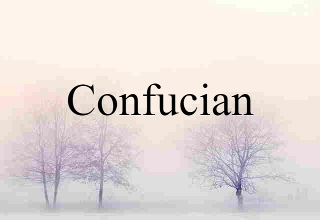 Confucian