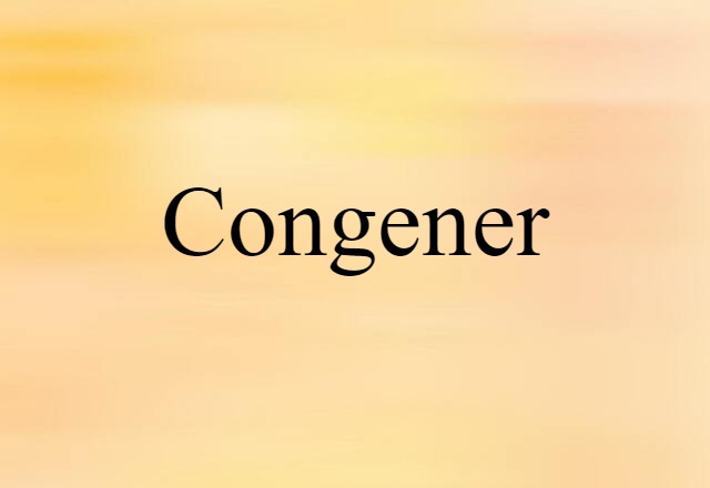 congener