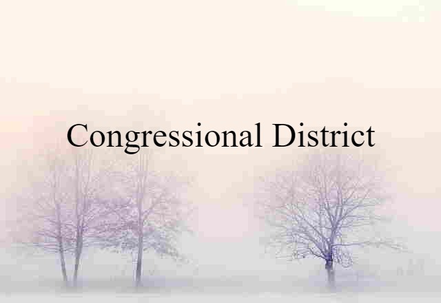 congressional district