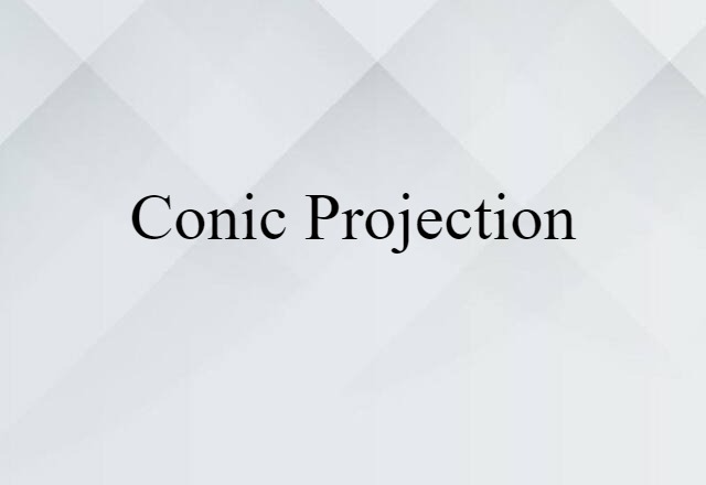 conic projection