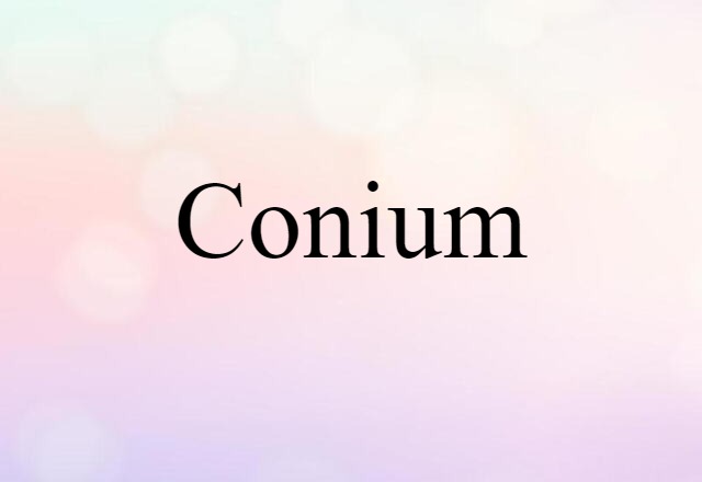 conium