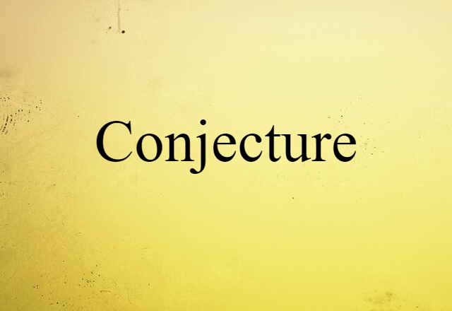 conjecture