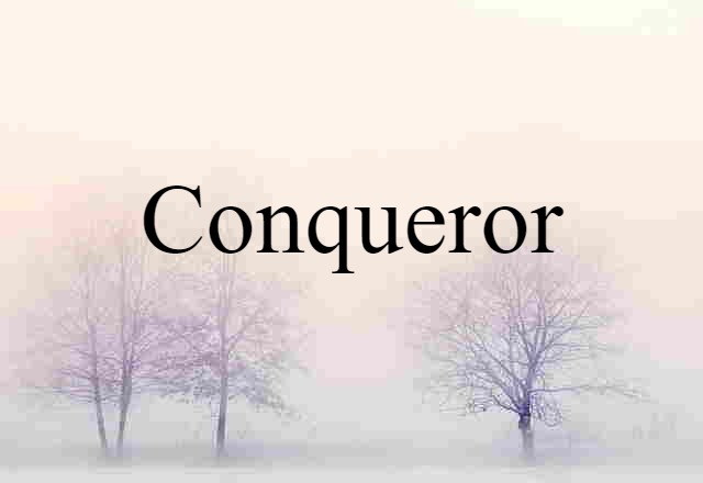 Conqueror (noun) Definition, Meaning & Examples