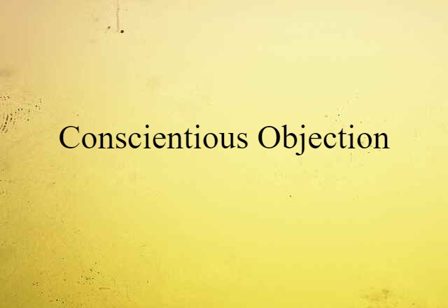 conscientious objection