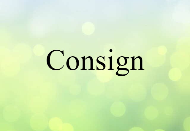 consign