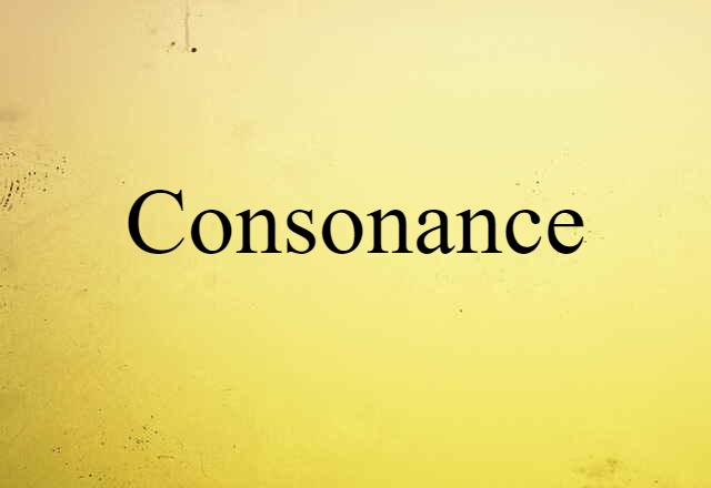 consonance