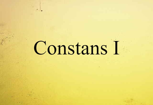 Constans I