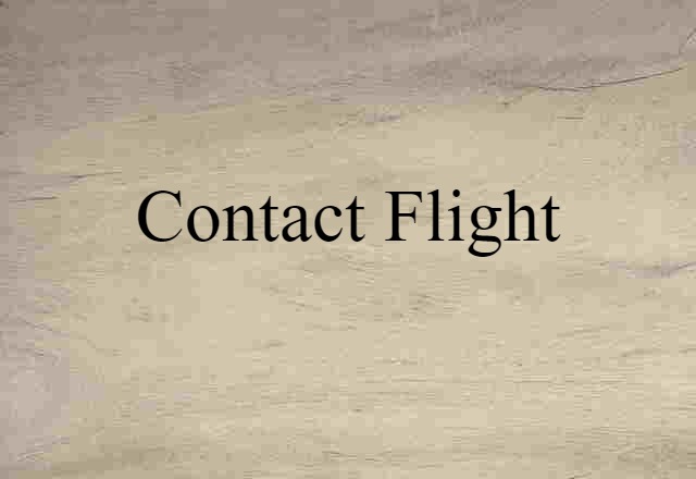 contact flight